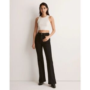 Madewell Black High-Rise Flare Jeans